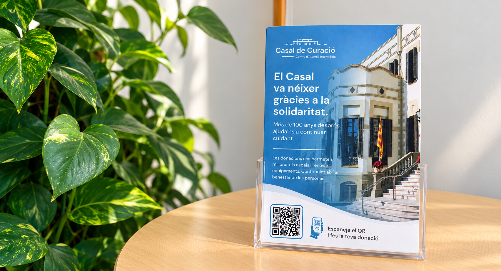 Donacions al Casal de Curació | Cada aportació suma - Donaciones al Casal de Curació para mejorar espacios y equipamientos